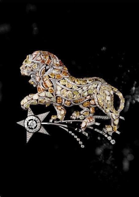 chanel lion fine jewelry|Chanel lion brooch.